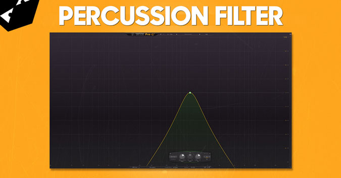 Band Pass Filtering on Percussion