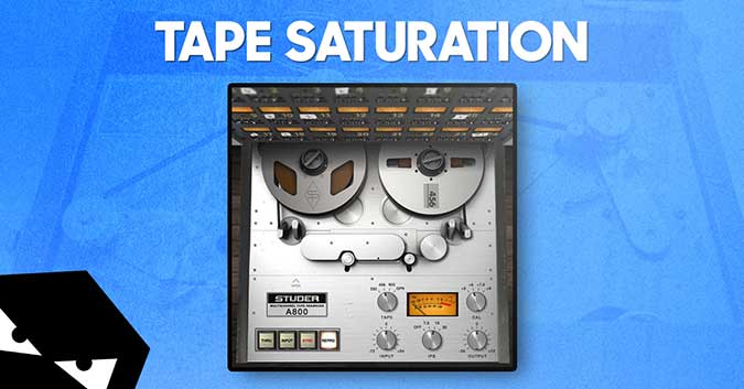 Taming high frequencies with Tape Saturation