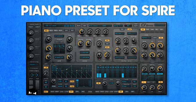 How to create a piano preset in Reveal Sound Spire