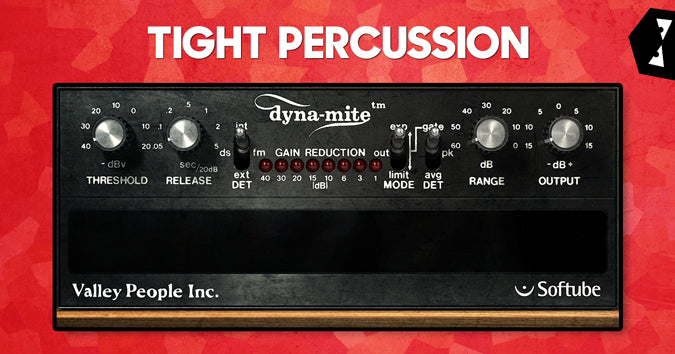 How to make drums and percussion sound tight using a gate