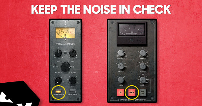 How to remove the noise and hiss in waves and slate digital plugins