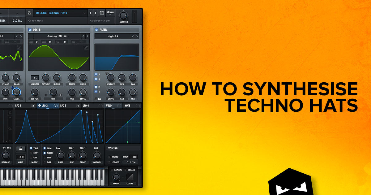 How to synthesise techno hats