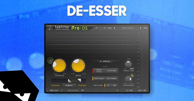 How to use a De-Esser
