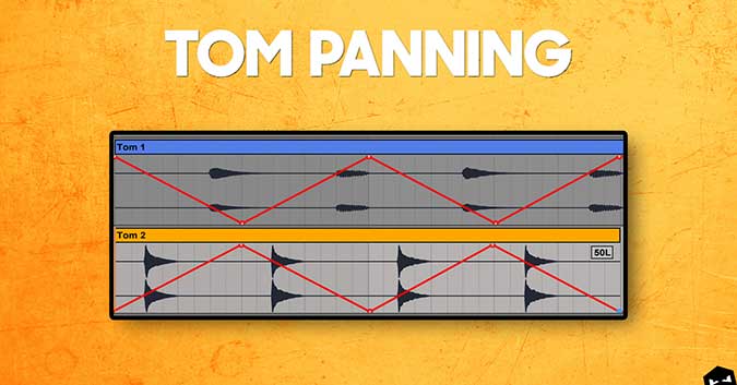 How to pan your toms effectively