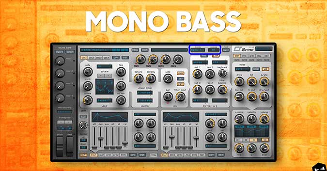 Sound design tip mono bass