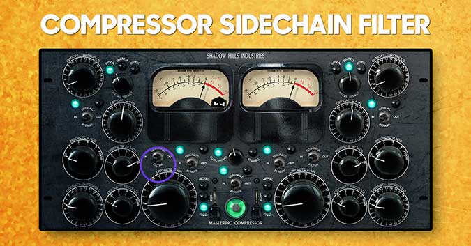 How to use a compressor sidechain filter