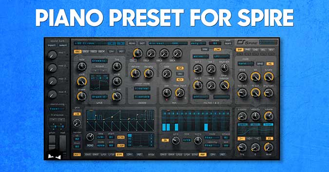 How to create a piano preset in Reveal Sound Spire