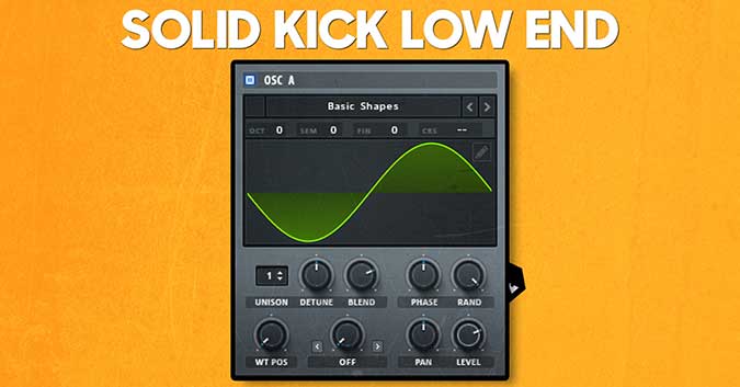 How to create a solid kick low end