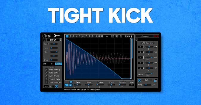 How to create a tight kick drum