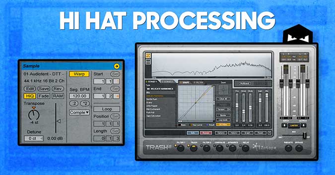 How to process hi hats
