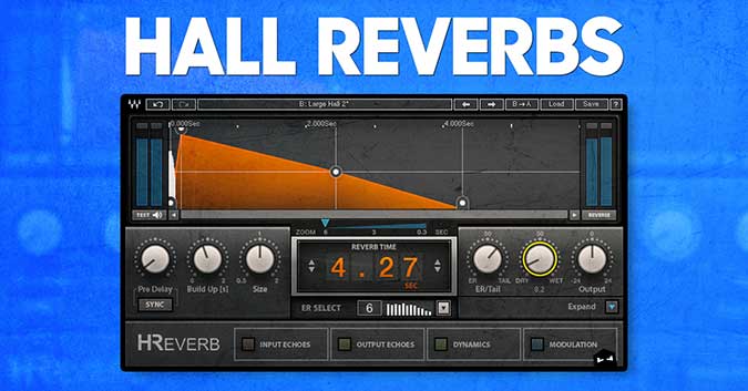 Hall reverb settings