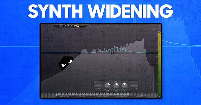 How to widen a synth using mid side processing