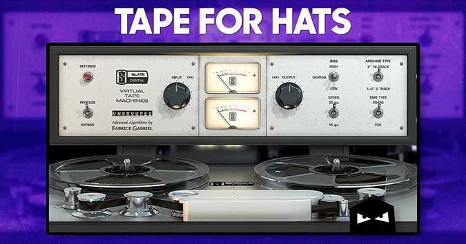 Tape saturation on hi hats