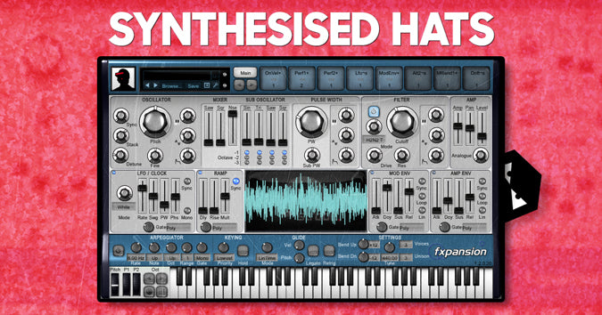 How to synthesise hi hats