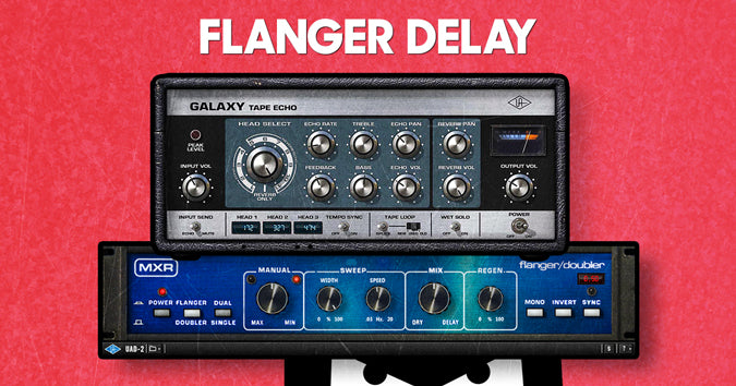 Using a flanger on your delay for extra movement
