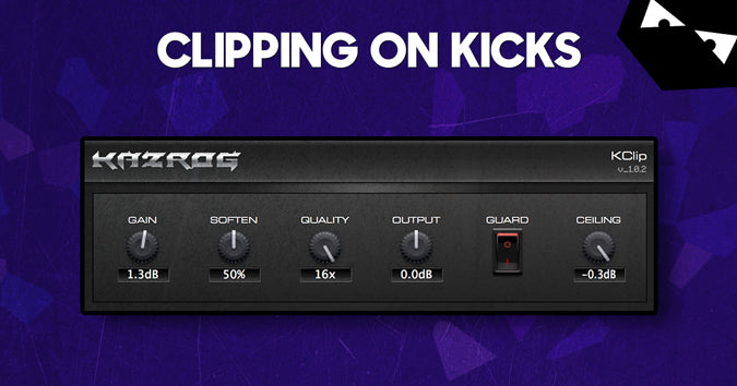 How to use a soft/hard clipper on your kick drums