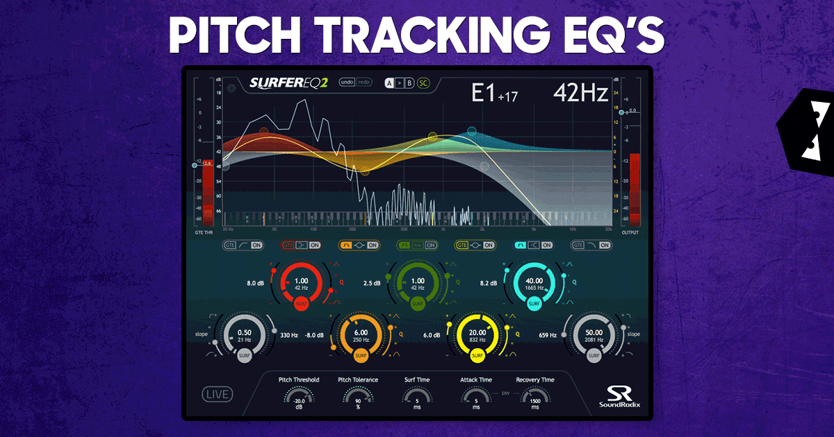 Surfer EQ 2 how to use a pitch tracking equalizer