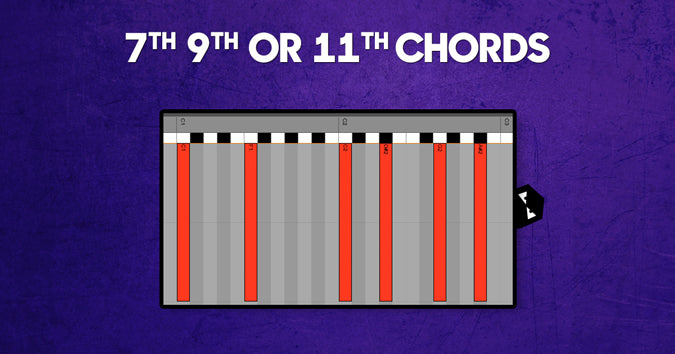 Future bass chord progressions - Using 7th 9th & 11th chords