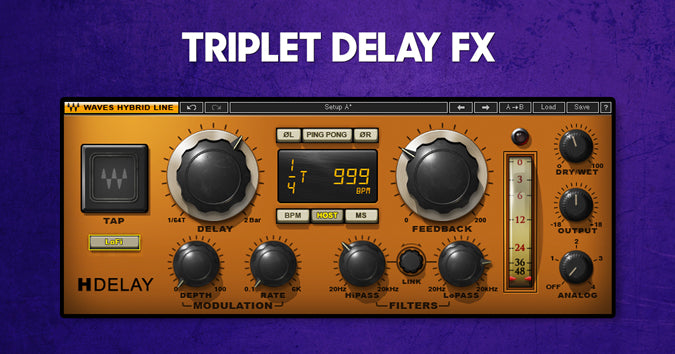 Triplet delay FX