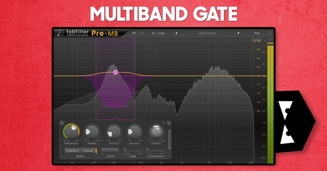 Using a multiband gate plugin to tighten your snare drum