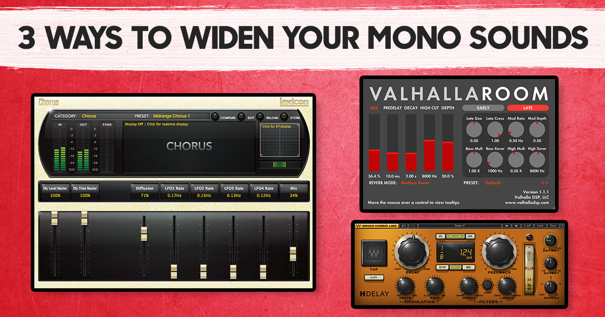 3 Ways to widen your mono sounds