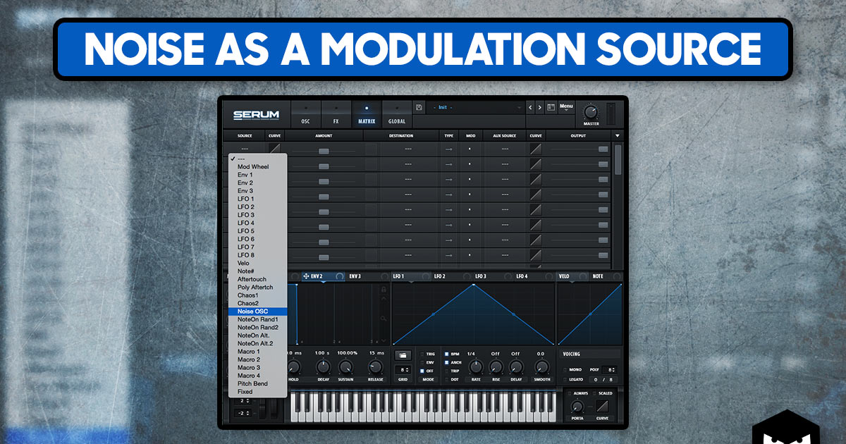Using noise as modulation source
