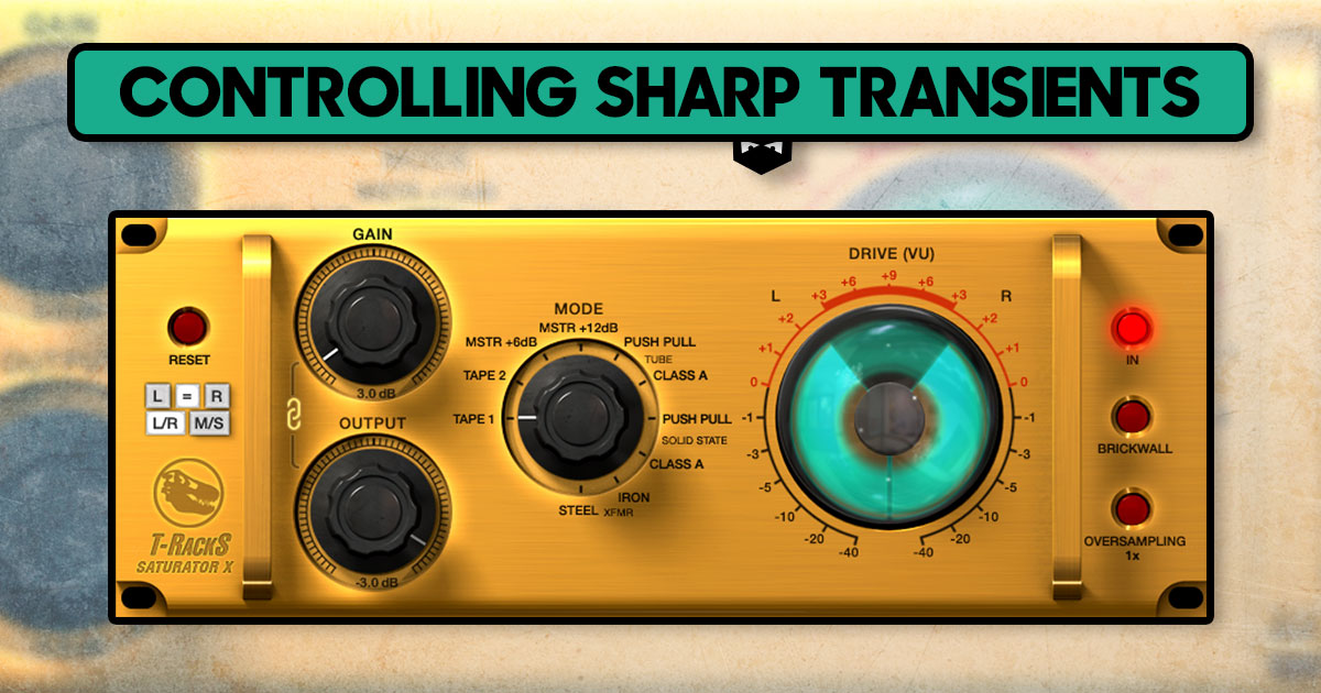 Controlling Sharp Transients